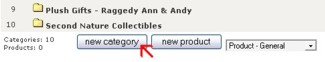 Click on the new category icon