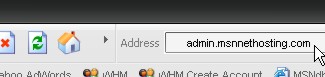 Go to admin.yoursite.com