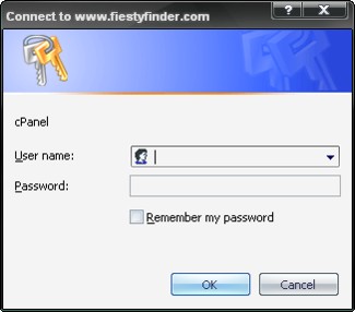 Login dialog