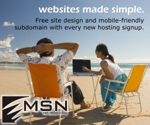 Free site design and mobile-friendly subdomain with every new hosting signup!